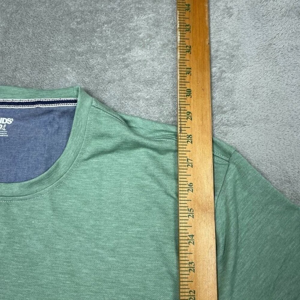 Lands End Mens Green XL T-Shirt Recycled Polyester Blend a0093 - Picture 3 of 8